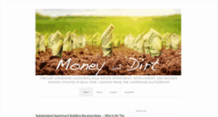 Desktop Screenshot of moneyanddirt.com
